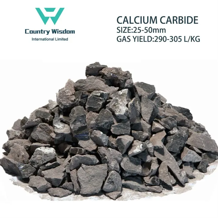 Calcium Carbide 25-50mm 290L/Kg With 100kg/Drum 50kg/Drum