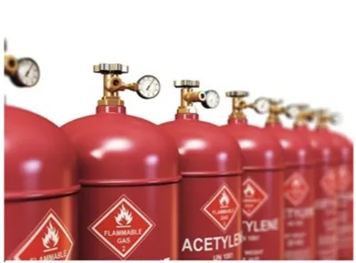 Kur galima naudoti acetileno dujas